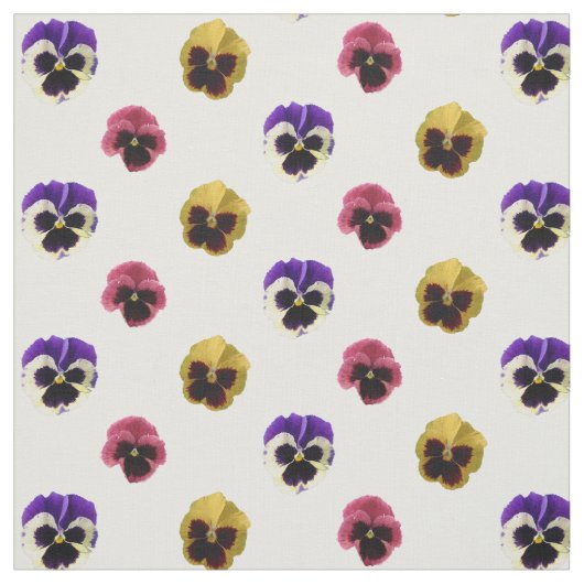 Buntes Stiefmütterchen-Baumwollgewebe Stoff (Muster)