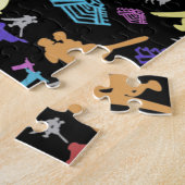 Buntes Südamerika Puzzle (Seite)