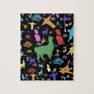 Buntes Südamerika Puzzle