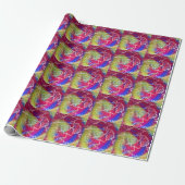 Buntes Tie-Dye-Geschenkpapier Geschenkpapier (Ungerollt)