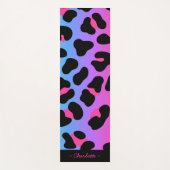 Buntes Tierdruck-Muster Individuelle Yogamatte (Vorderseite)