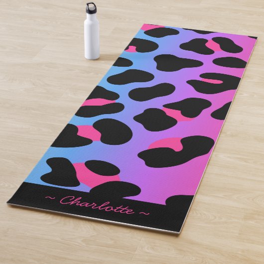 Buntes Tierdruck-Muster Individuelle Yogamatte (Beispiel)