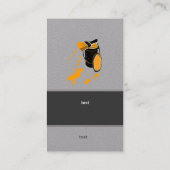 Buntes Tinten-Spritzen-beruflicher Haus-Maler Visitenkarte (Rückseite)