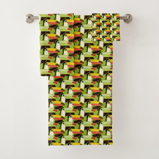 Buntes Toucans Badhandtuch Set (Insitu)
