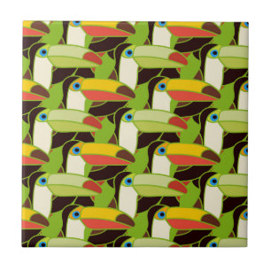Buntes Toucans Fliese