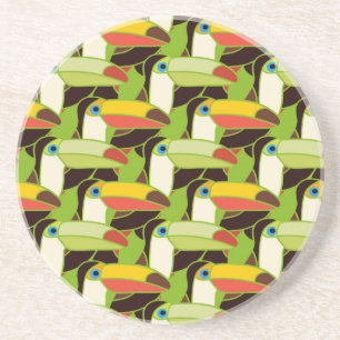 Buntes Toucans Sandstein Untersetzer
