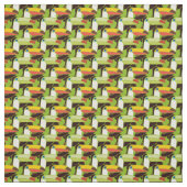 Buntes Toucans Stoff (Muster)