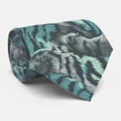 Buntes Trauzeugen-Geschenk Tiger Krawatte (Gerollt)
