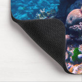 Buntes tropisches Korallenriff Mousepad (Ecke)