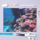 Buntes tropisches Korallenriff Seidenpapier (Handwerk)