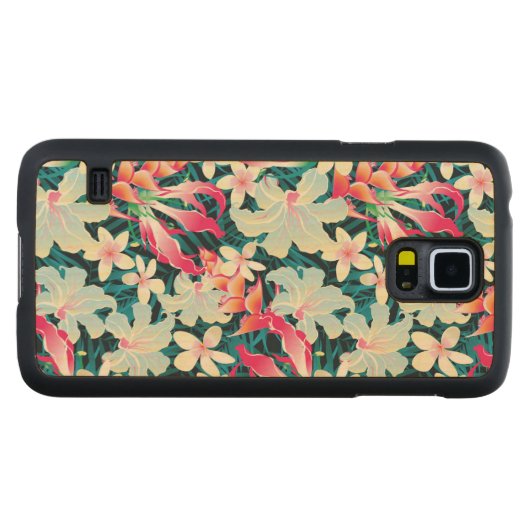 Buntes tropisches Muster (Vorderseite (Horizontal))