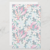 Buntes tropisches Muster Briefpapier (Vorne/Hinten)