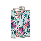 Buntes tropisches Muster Flachmann (Rechts)