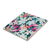 Buntes tropisches Muster Fliese (Seite)