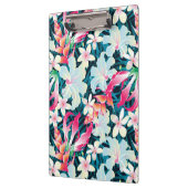 Buntes tropisches Muster Klemmbrett (Links)