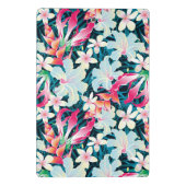 Buntes tropisches Muster Mini Klemmbrett (Rückseite)