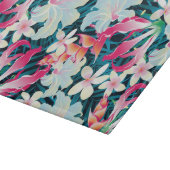 Buntes tropisches Muster Schneidebrett (Ecke)