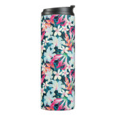 Buntes tropisches Muster Thermosbecher (Nach links gedreht)