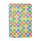 Buntes Tupfen-Muster Badematte (Vorderseite Vertikal)