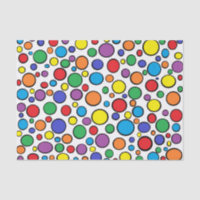 Buntes Tupfen-Seidenpapier