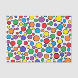 Buntes Tupfen-Seidenpapier Seidenpapier