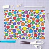 Buntes Tupfen-Seidenpapier Seidenpapier (Handwerk)