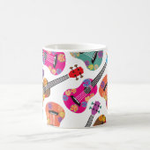 Buntes Ukeleles Kaffeetasse (Mittel)
