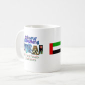 Buntes und aufregendes Dubai Kaffeetasse (Vorderseite Links)