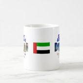 Buntes und aufregendes Dubai Kaffeetasse (Mittel)