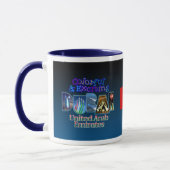 Buntes und aufregendes Dubai Tasse (Links)