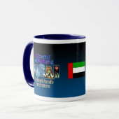 Buntes und aufregendes Dubai Tasse (Vorderseite Links)