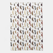 Buntes und cooles Schnurrbart-Muster Küchentuch (Vertikal)