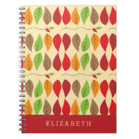 Buntes und modernes Fall-Blatt-Muster