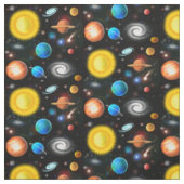Buntes Universum-Astronomie-Raum-Gewebe Stoff (Muster)