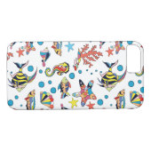 Buntes Unterwasserseeleben-Muster Case-Mate iPhone Hülle (Rückseite (Horizontal))