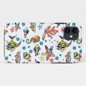 Buntes Unterwasserseeleben-Muster Case-Mate iPhone Hülle (Rückseite (Horizontal))