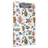 Buntes Unterwasserseeleben-Muster Klemmbrett (Rechts)