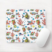 Buntes Unterwasserseeleben-Muster Mousepad (Mit Mouse)