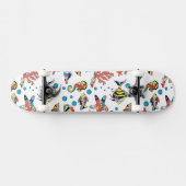 Buntes Unterwasserseeleben-Muster Skateboard (Horizontal)