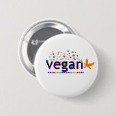 Buntes veganes button (Vorne & Hinten)