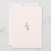 buntes Vergnügen Save The Date mit Bild Einladung (Rückseite)