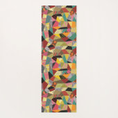 Buntes verrückte Steppdecken-Patchwork Yogamatte (Rückseite)