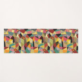 Buntes verrückte Steppdecken-Patchwork Yogamatte (Vorderseite (Horizontal))