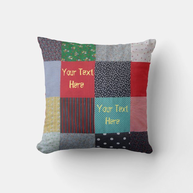 buntes, Vintages Design-Cockpit Kissen (Vorderseite)