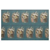 Buntes Vintages Nativityszenengewebe Stoff (Fat Quarter (45,7 x 55,9 cm))