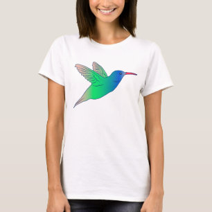Buntes Vogel Grafik T-Shirt