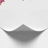 Buntes Watercolor-Seepferd Geschenkpapier (Ecke)