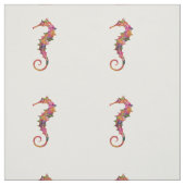 Buntes Watercolor-Seepferd Stoff (Muster)