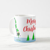 Buntes Weihnachts-Cartoon Kaffeetasse (Vorderseite Links)