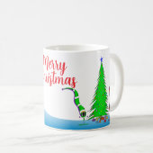 Buntes Weihnachts-Cartoon Kaffeetasse (VorderseiteRechts)